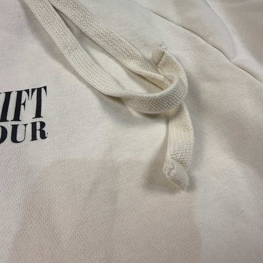 Taylor Swift The Eras Tour Official Merchandise Hooded Sweatshirt Size M Cream - Picture 5 of 14